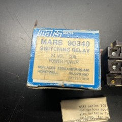New Mars 90340 Replacement Heavy Duty Switching Fan Relay DPDT 24 VAC