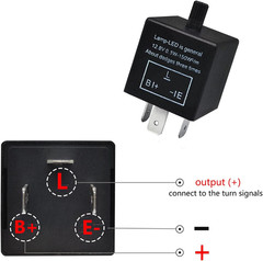 Led Flasher Relay CF-13, 3 Pins Adjustable Turn Signal Relay CF13 EP34 – Flasher