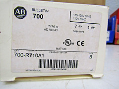 ✌ NEW ALLEN BRADLEY 700-R710A1 TYPE R ELECTRICALLY HELD AC RELAY 115-125V COIL
