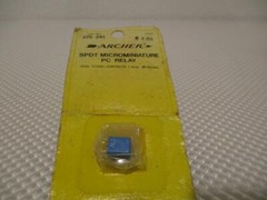 ONE NEW ARCHER 12VDC SPDT MICRO MINI PC RELAY 275-241.
