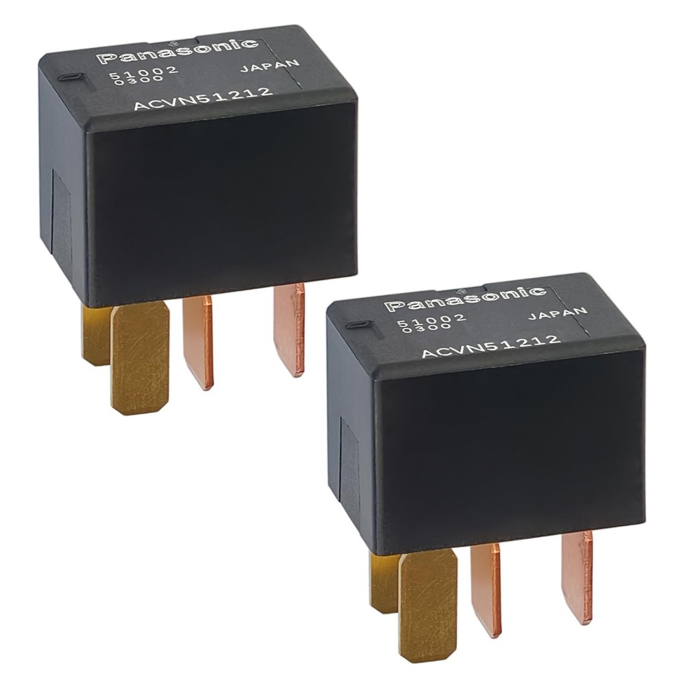 2 PCS ACVN51212 12VDC 4 Pin Mini Micro Relay Supersession 39794SDAA03