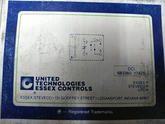 Essex 90-103 Switching Relay 250V 1 N.C. & 1 N.O.; Coil 208/230VAC