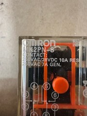 Omron MK2PN-S Contact w/ Dayton 5X852F Relay Base