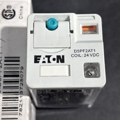 D5PF2AT1 DPDT Power Relay Full Feature, 24 VDC Coil, Eaton Cutler Hammer, 8 Pin