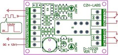 ELECTRONICS-SALON Panel Mount Momentary-Switch/Pulse-Signal Control Latching