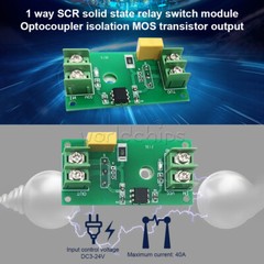 SCR Solid State Relay Switch Board Optocoupler Isolation MOS Transistor Output