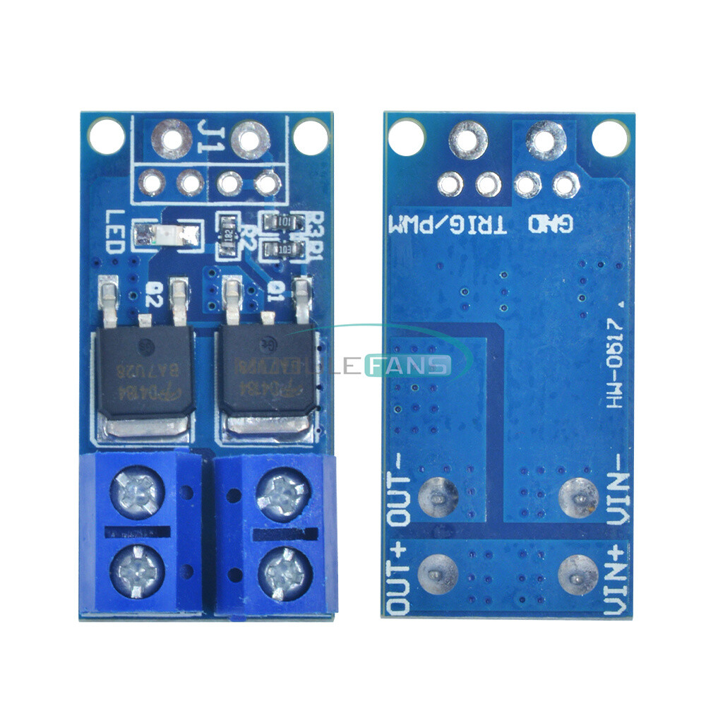 5x Trigger Switch Driver Module Dual MOS PWM Electronic Switch Panel 15A 400W