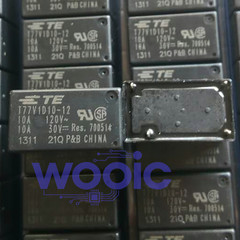 【5PCS】New TE Connectivity T77V1D10-12 12VDC 10A SPDT-NO/NC PCB Power Relay 4-Pin