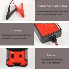 12V Car Relay Tester 4/5 Pin LED Automotive Relay Diagnostic Test Tool