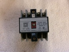Square D Type X Control Relay 8501 X0 60 Ser A 8501X060