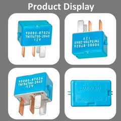 2-Pack 4-Pin AC Relay, Fits Toyota/Lexus, Part 90987-02027 90080-87026 90987-…