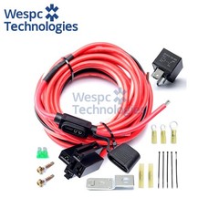 12V 40A Waterproof Fuel Pump Relay Kit with Heavy Duty Long Wires P/N 30247