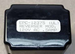 ARTISAN CONTROLS CORP Model EPC-12375 (UL) REVERSER MOD. 120V AC.