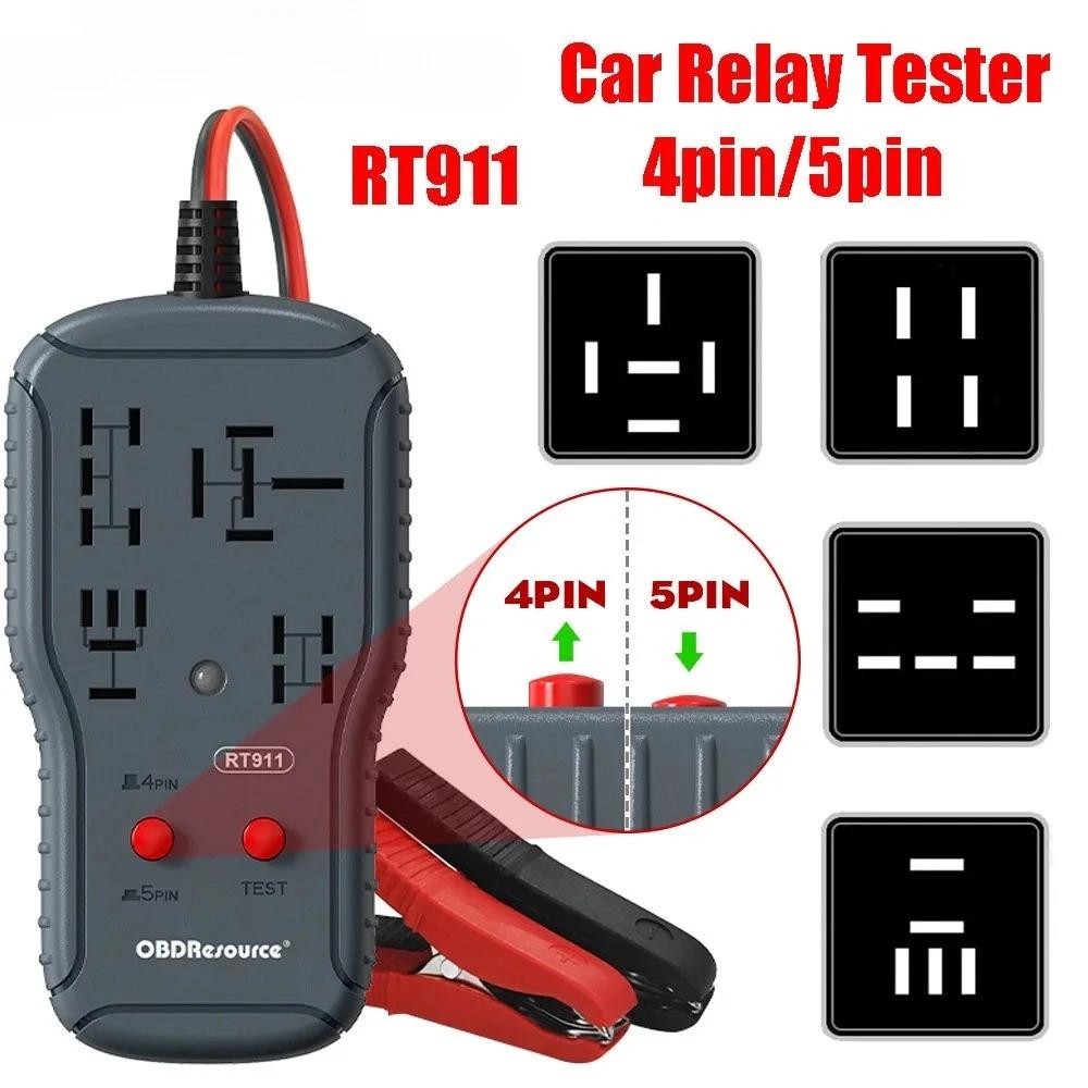 New 12v 24v Automotive Relay Tester 4pin 5pin Super Relay Tester Diagnostic Tool