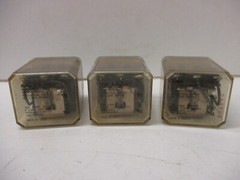 (LOT OF 3) POTTER & BRUMFIELD KUP-14A15-120 RELAY 10A 120V 50/60Hz