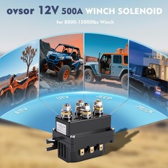 12V 500A Well-Made Winch Solenoid Relay Contactor Thumb Truck Serves as a Per…