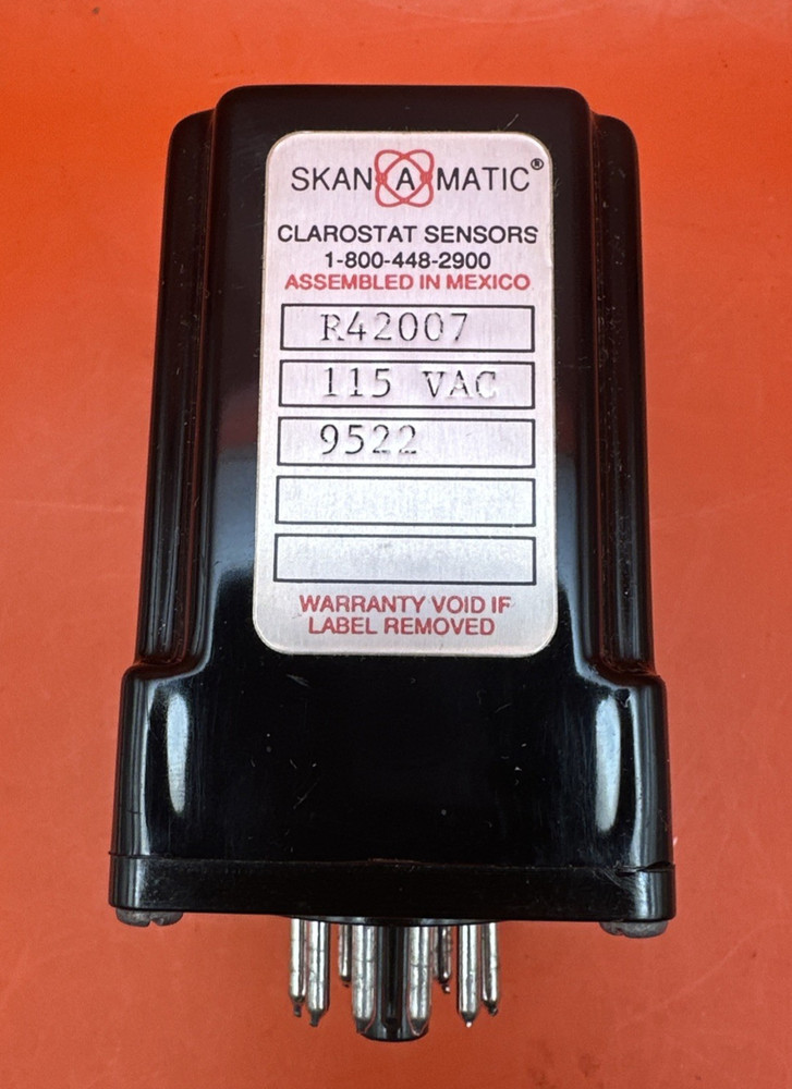 NEW – Skan-A-Matic R42007 Amplifier Relay 115Vac 11-Pin