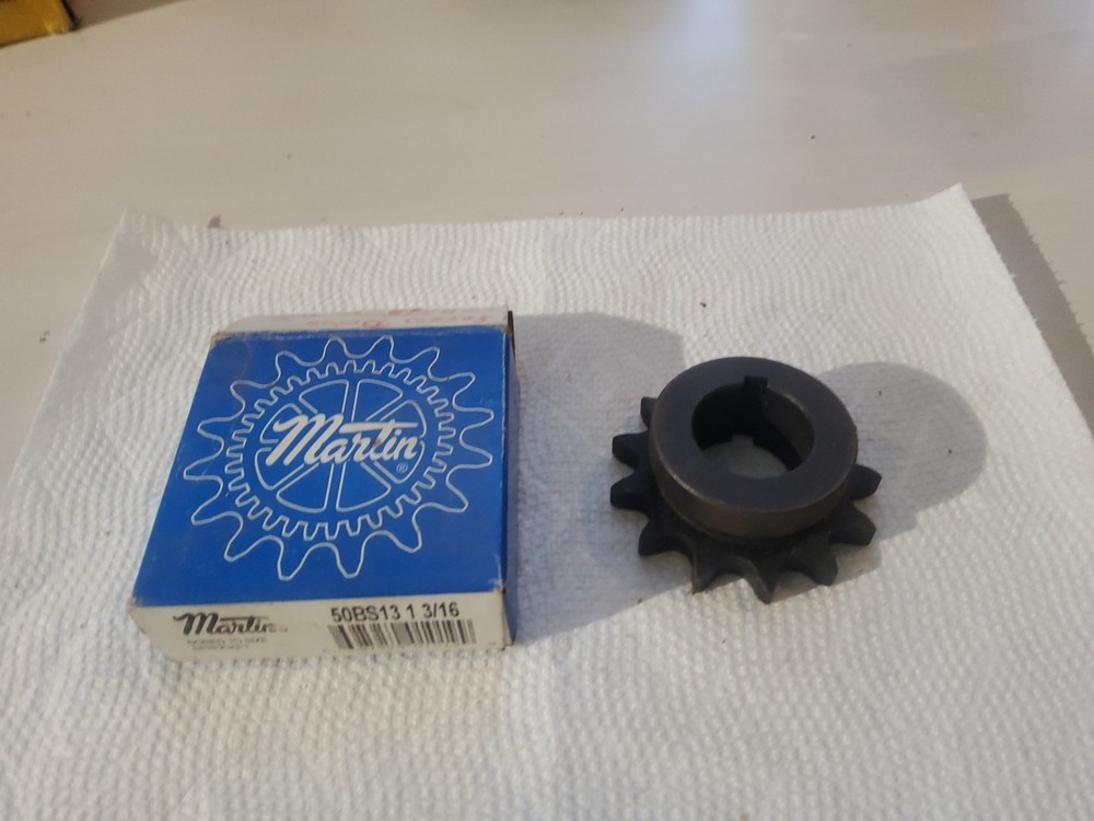 Martin 50BS13 1-3/16 Bored to Size Sprocket – 50 / 5/8 in, Bored to Size, 1.1875