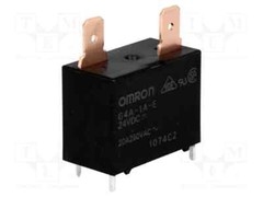 1X – G4A-1A-E 24vdc OMRON RELAY GEN PURPOSE SPST 20A 24VAC
