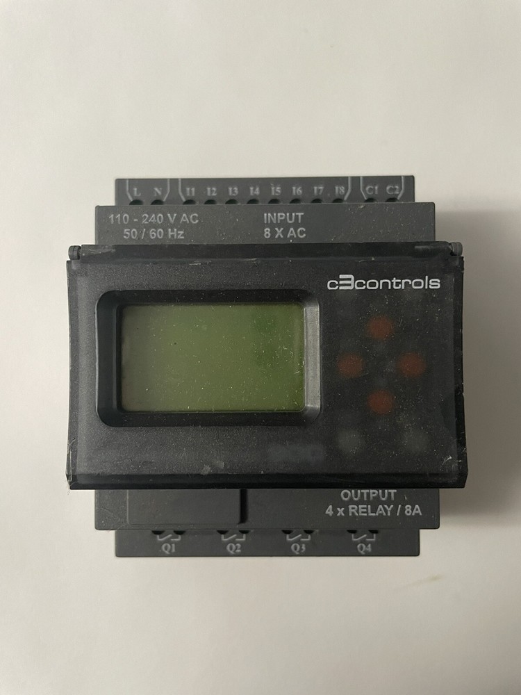 C3 CONTROLS Series 900 900-SBA814OM 110 240 VAC Smart Programmable Relay