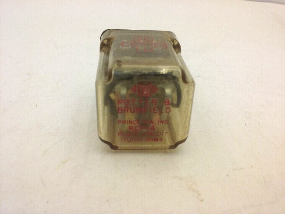 POTTER & BRUMFIELD KCP-14-10000 RELAY 11 PIN 10,000 OHMS 3PDT 2A