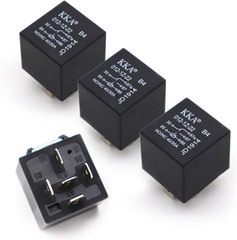 4 PCS 40A Automotive Relays, Car Relay Switch, 5 Pin Relay, 12V Waterproof Car R