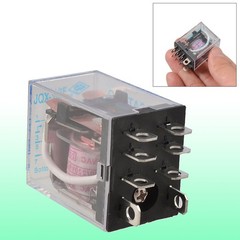 JQX-13F2Z AC 200V 220V Coil 10A 240VAC 28VDC 8 Pins DPDT General Purpose Relay