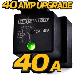 HD Switch -2 Pack- Waterproof Relay w/LED Indicator Replaces Hella 4RD-960388…