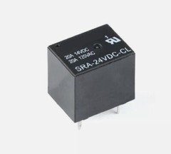 1/2/5/10Pcs SRA-12V 24VDC-CL Mini Power Relays PCB SPDT Black 20A 5-Pins T74