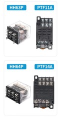 Power Relay Socket Base LY2NJ 12V 24V 110V 220V 380V AC DC 8 11 14 Pin Switch