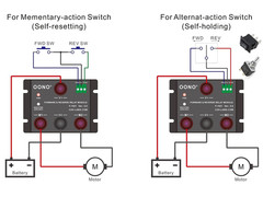 12V 50Amp Forward and Reverse Relay Module for Motor/Linear Actuator, Reversing