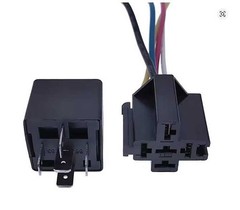 DC 36V 40A SPST Automotive Car Relay 4 Pin 4 Wires W/ Harness Socket