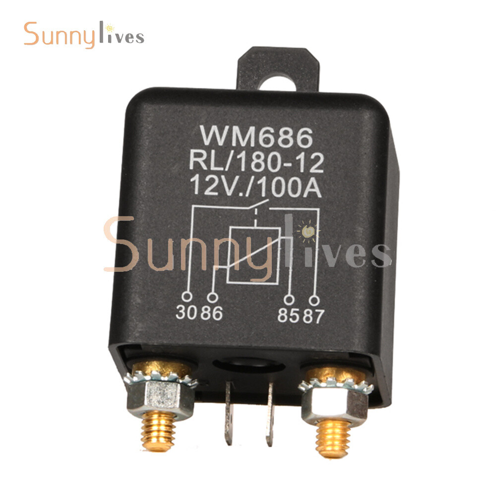 12V/24V 100A/200A 4Pin Automotive Relay Normally Open Switch Relay For Auto Boat