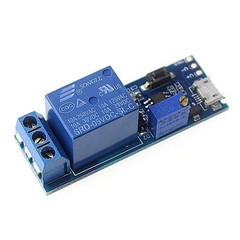 Compact DC 5V-30V Relay Module with Adjustable Delay and Anti-Interference Tech