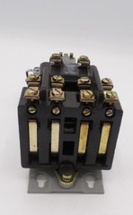 GE CR2810A15AT2 MACHINE TOOL RELAY, MECH HELD, 10A-600V, (2) N/O & N/C CONTACTS