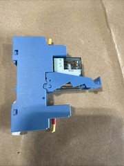 Finder 95.85.3 Relay Socket Base w/ Plug-In Relay DIN Rail Mount Made in EU
