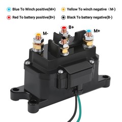 Winch Solenoid Relay Contactor 12V 250A Winch Relay Thumb Truck for ATV UTV B…