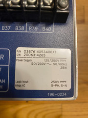 Schweitzer Engineering SEL-387, Model 0387614X534X6X1