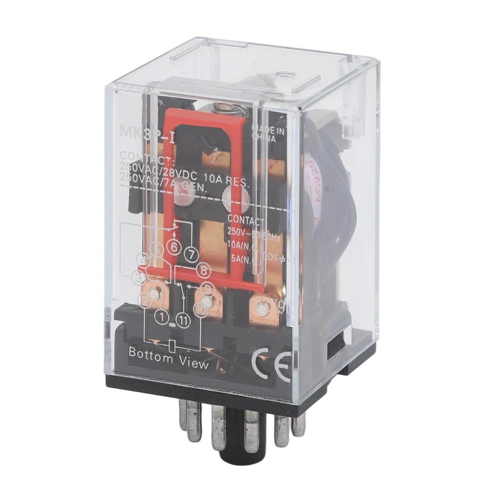 Small Intermediate Relay Designed for Communication AC220V Coil Voltage