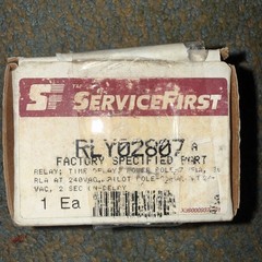 NOS Service First RLY02807 Trane OEM Time Delay Relay 40A 240VAC New Other