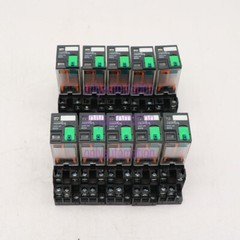 (10 set) Schneider Electric Telemecanique RXZE1M2C + RXM2AB2BD Relais~
