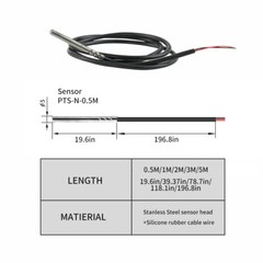 GEYA Temperature Control Relay Thermostat Control relay Temp Sensor with Sensor