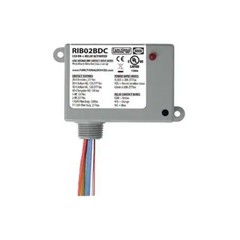 Functional Devices-Rib Rib02bdc Enclosed Pre-Wired Relay, 20A At 277Vac, Spdt