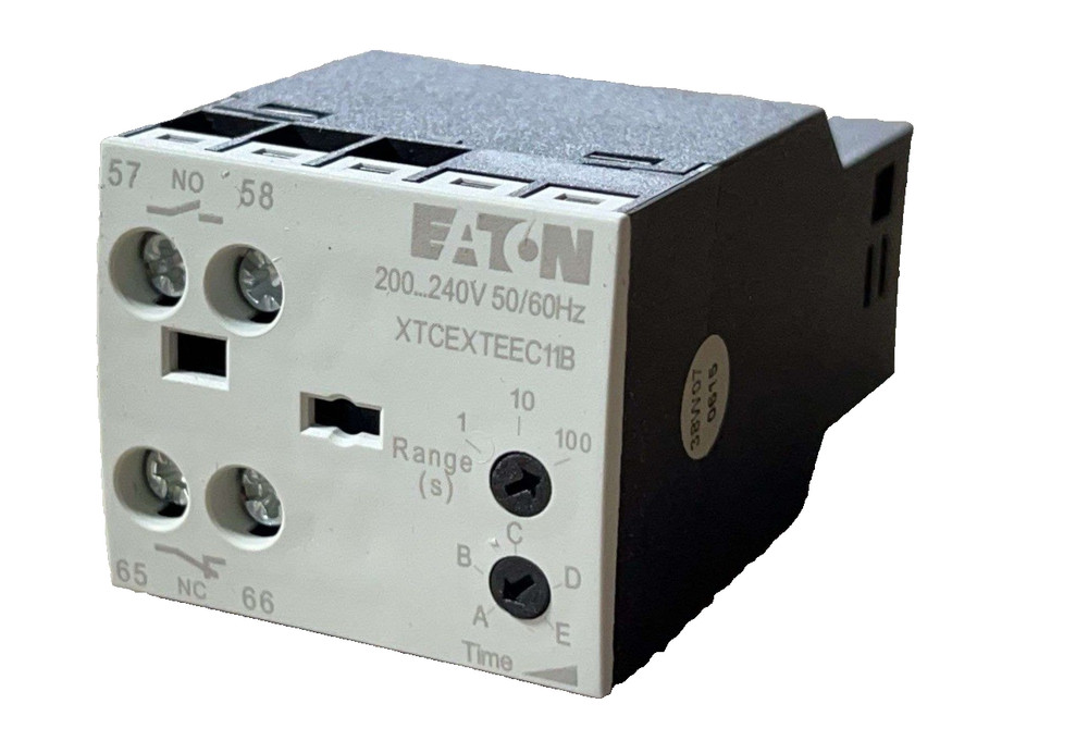Eaton Timer Module XTCEXTEEC11B 200-240V ON-Delay 0.05-100s Accessory Contactor