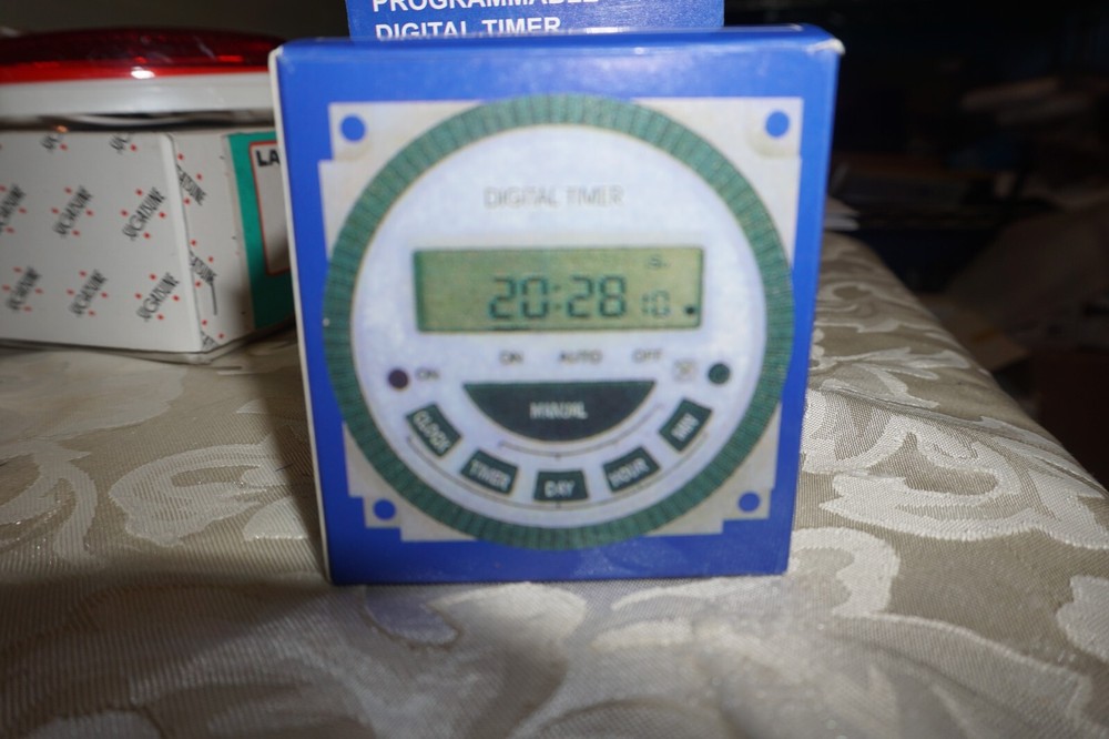 SINOTIMER TM619-4 DC 12V 16A 5 PINS 1NO+1NC Digital Solar Timer Module with Slee