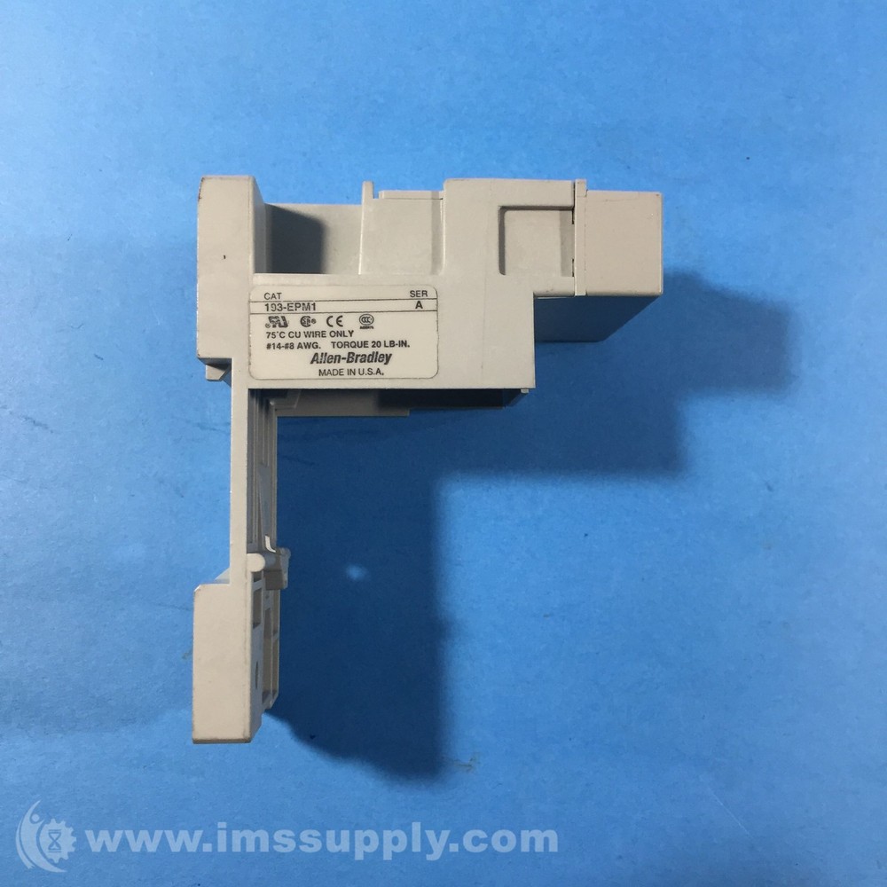 Allen Bradley 193-EPM1 Overload Relay Adapter USIP