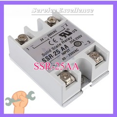 SSR-25AA AC-AC 25A 80-250VAC 24-380VAC FOTEK Soild State Relay Fast Shipping
