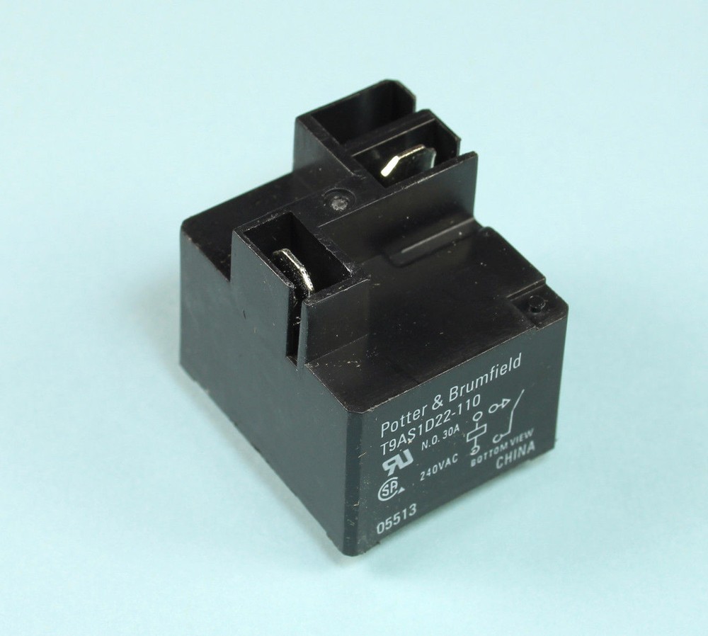 Potter & Brumfield T9AS1D22-110 30A Relay 110VDC Coil, SPST, 277VAC Contacts