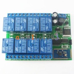 8 Channel 12V Bluetooth Relay Android Mobile Remote control Switch Motor Light