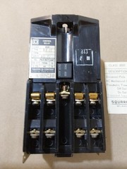 SQUARE D 78281 / 8501 GO-80 SERIES D NEMA 1 AC CONTROL RELAY 120V COIL